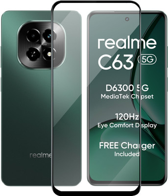 KWINE CASE Edge To Edge Tempered Glass for Realme C63 5G(Pack of 1)