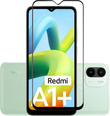 DSCASE Edge To Edge Tempered Glass for REDMI A1 PLUS, REDMI A1+(Pack of 1)