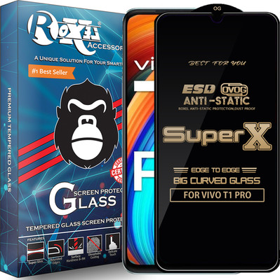 Roxel Edge To Edge Tempered Glass for VIVO T1 PRO(Pack of 1)
