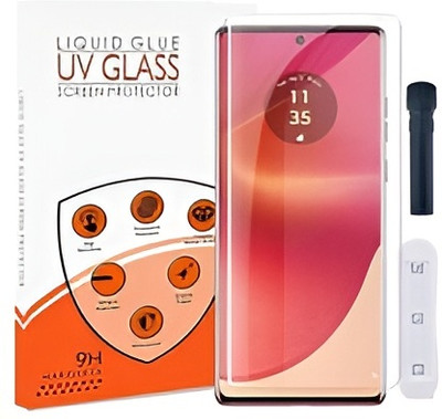 Chemforce Edge To Edge Tempered Glass for Motorola Edge 50 Fusion, Moto Edge 50 Fusion 5G, UV(Pack of 1)