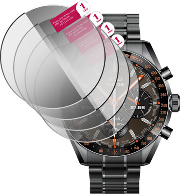 daffin Edge To Edge Tempered Glass for fire boltt moonwatch(Pack of 4)