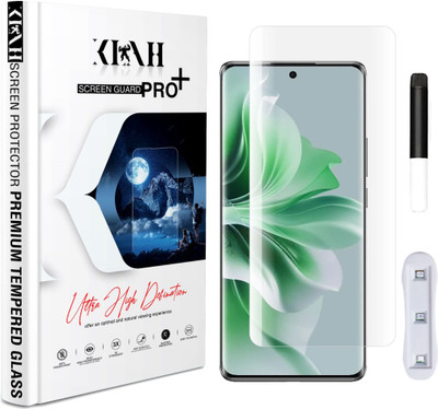 KLAH Edge To Edge Tempered Glass for OPPO Reno 11 5G(Pack of 1)