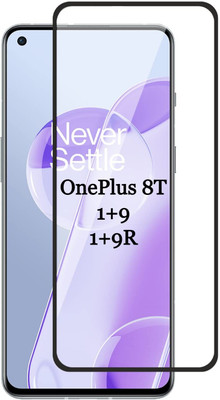 EITANSHA CREATION Edge To Edge Tempered Glass for OnePlus 8T, OnePlus 9, OnePlus 9R(Pack of 1)