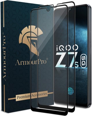 ArmourPro Edge To Edge Tempered Glass for iQOO Z7s 5G, Z7s 5G, iQOO Z7 5G, iQOO Z7, Vivo Y100 5G, Vivo Y100A, Vivo T2 5G, (6.38 Inch)(Pack of 2)