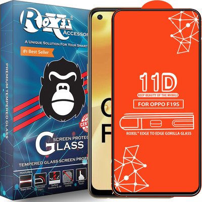 Roxel Edge To Edge Tempered Glass for Oppo F19S(Pack of 1)