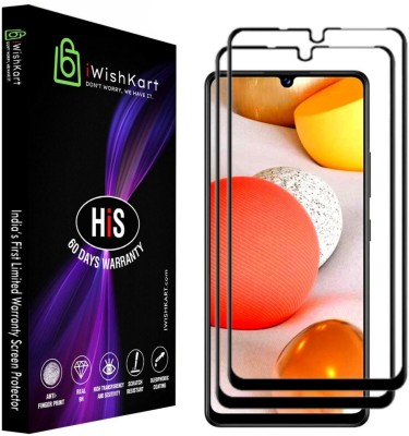 iWishKart Edge To Edge Tempered Glass for Oppo A16, Oppo A16 5G(Pack of 2)