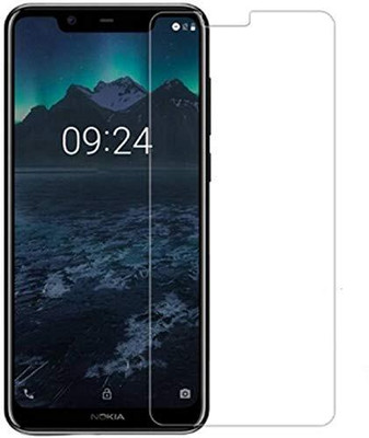 Firstchoice Edge To Edge Tempered Glass for Nokia 5.1 Plus(Pack of 1)