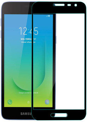 HIE POWER Edge To Edge Tempered Glass for Samsung Galaxy J2 Core-| 9H Hardness | High Clarity | Touch Sensitive | (with Easy Installation Kit)(Pack of 1)