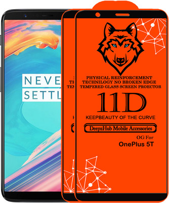 CRodible Edge To Edge Tempered Glass for OnePlus 5T(Pack of 2)