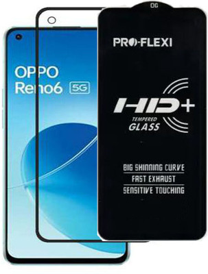SM Styles Edge To Edge Tempered Glass for Oppo Reno6 5g(Pack of 1)