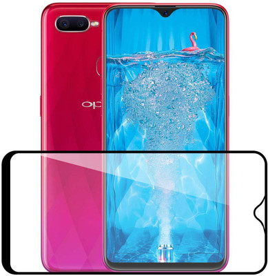 HIE POWER Edge To Edge Tempered Glass for Oppo F9-With Edge To Edge Full Screen Coverage,Pack Of 1 (Edge to Edge Coverage) (with Easy Installation Kit)(Pack of 1)
