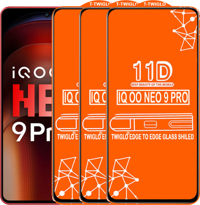 Flipkart SmartBuy Edge To Edge Tempered Glass for IQOO NEO 9 PRO(Pack of 3)
