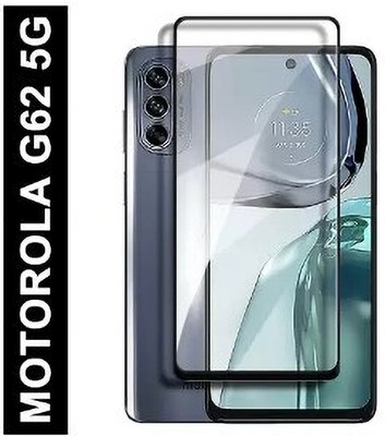 Techforce Edge To Edge Tempered Glass for MOTOROLA G62 5G, moto g62 5g(Pack of 1)