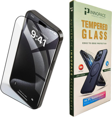 INNOPACE Edge To Edge Tempered Glass for IPHONE 15PRO(Pack of 1)