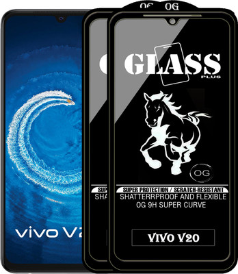 PFOAM Edge To Edge Tempered Glass for VIVO V20(Pack of 2)