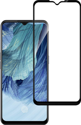 AuraX Edge To Edge Tempered Glass for OPPO F17(Pack of 1)