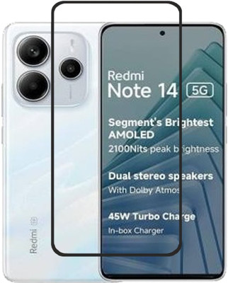 EASYBIZZ Edge To Edge Tempered Glass for realme 14x 5G(Pack of 1)