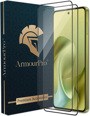 ArmourPro Edge To Edge Tempered Glass for Motorola G86 Power 5G, G86 Power 5G(Pack of 2)