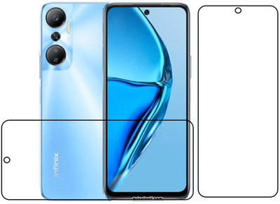 HINDU Edge To Edge Tempered Glass for Infinix Hot 20 Pro Tempered Glass impossible plastic & Fiber Infinix Hot 20 Pro(Pack of 1)