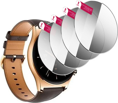 HIDEOUS Edge To Edge Tempered Glass for Honor Watch GS 4(Pack of 4)