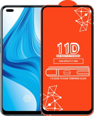 Qyist Edge To Edge Tempered Glass for Oppo F17 Pro(Pack of 1)