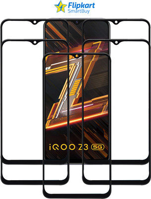 Flipkart SmartBuy Edge To Edge Tempered Glass for VIVO IQOO Z3(Pack of 5)