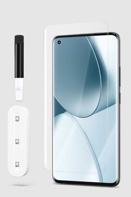 Akansha Creation Edge To Edge Tempered Glass for Oneplus 8 pro(Pack of 1)