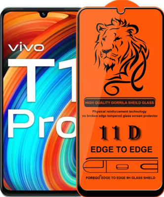 FlipSmartGuard Edge To Edge Tempered Glass for Vivo T1 Pro 5G(Pack of 1)