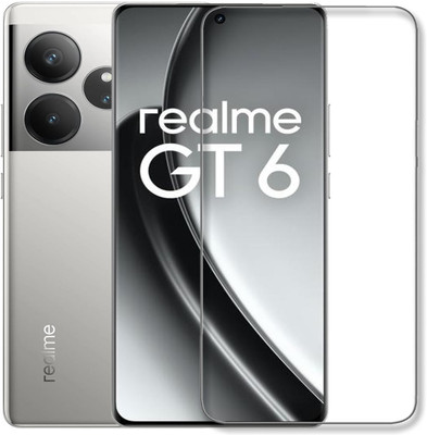 SNMART Edge To Edge Tempered Glass for Realme GT 6, Realme GT 6 5G(Pack of 1)