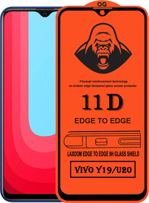Laxdom Edge To Edge Tempered Glass for VIVO U20(Pack of 1)