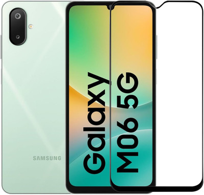 DSCASE Edge To Edge Tempered Glass for Samsung Galaxy M06 5G, Samsung Galaxy M06(Pack of 1)