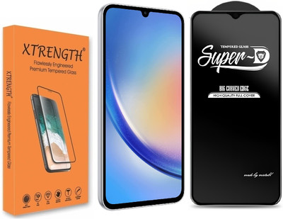 XTRENGTH Edge To Edge Tempered Glass for Samsung Galaxy A22(Pack of 1)
