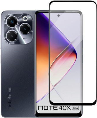LIKEDESIGN Edge To Edge Tempered Glass for Infinix Note 40X 5G(Pack of 1)
