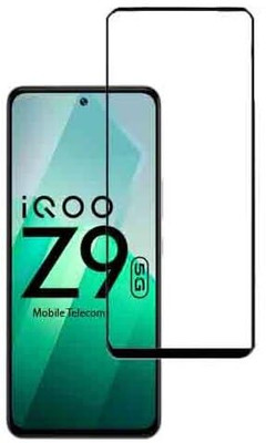 VALKAR Edge To Edge Tempered Glass for IQOO Z9 5G, IQOO Z9(Pack of 1)