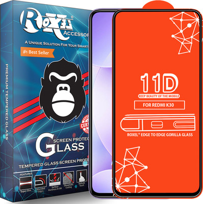 Roxel Edge To Edge Tempered Glass for Xiaomi Redmi K30(Pack of 1)