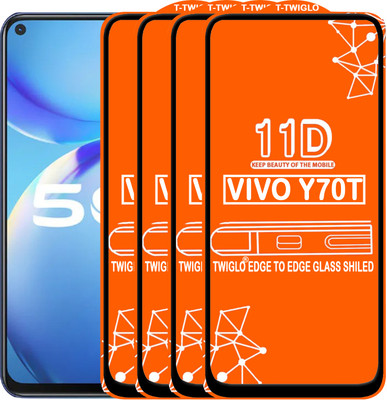 TWIGLO Edge To Edge Tempered Glass for VIVO Y70T(Pack of 4)