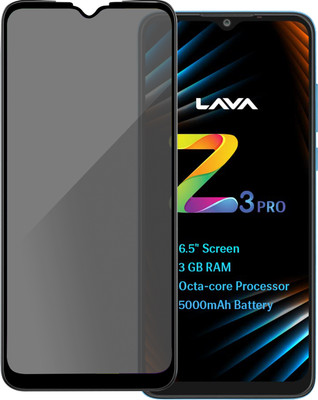 HUPSHY Edge To Edge Tempered Glass for Lava Z3 Pro(Pack of 1)