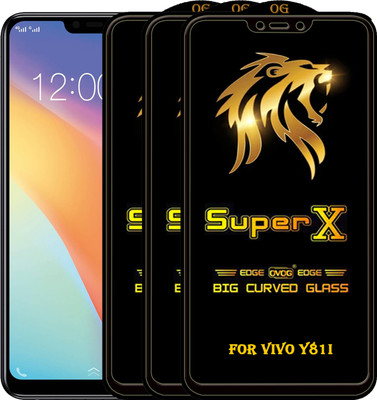 PFOAM Edge To Edge Tempered Glass for VIVO Y81I(Pack of 3)