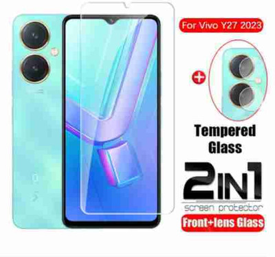 Olonga Edge To Edge Tempered Glass for VIVO Y27(Pack of 1)