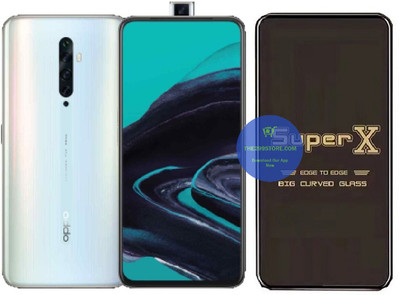 Blate Edge To Edge Tempered Glass for OPPO Reno 2z, Super X Edge Glass, Super X Tempered Glass, Super X Screen Protector(Pack of 1)