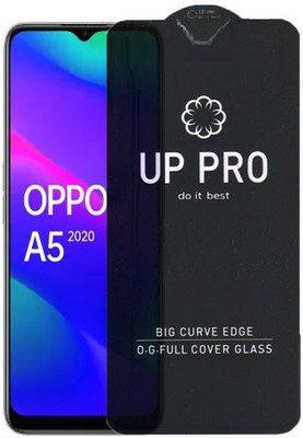 S-Softline Edge To Edge Tempered Glass for Oppo A5 2020, (With Front Camera & Sensor Cut - Screen Guard)(Pack of 1)