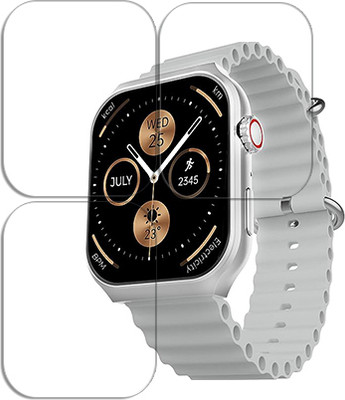 SOMTONE Edge To Edge Tempered Glass for beatxp Marv Ultra 2.01 inch SMARTWATCH SCREEN GUARD(Pack of 3)