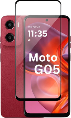 X Star Edge To Edge Tempered Glass for MOTOROLA g05(Pack of 1)