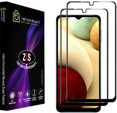 iWishKart Edge To Edge Tempered Glass for Oppo F17(Pack of 2)