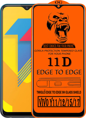 TWIGLO Edge To Edge Tempered Glass for VIVO Y11(Pack of 1)