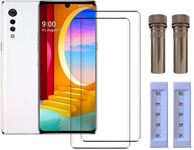 crixus Edge To Edge Tempered Glass for LG Velvet 5G(Pack of 2)