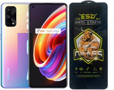 Resolute Edge To Edge Tempered Glass for Realme X7, ESD Tempered Glass, ESD Screen Protector, Anti Static, Screen Protector(Pack of 1)
