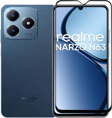 AKSHUD Edge To Edge Tempered Glass for Realme Narzo N63, realme Narzo N63(Pack of 1)