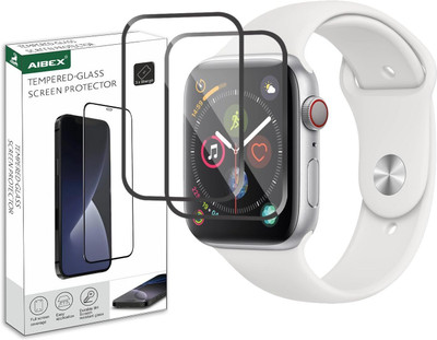 price history - AIBEX Edge To Edge Screen Guard for Apple Watch Series 4, Series 5, 6, Watch SE & Watch SE 2022, 44mm (Transparent) with Edge-to-Edge Full Screen Coverage, Acrylic Shield,