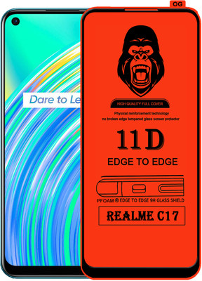 Rofix star Edge To Edge Tempered Glass for REALME C17(Pack of 1)